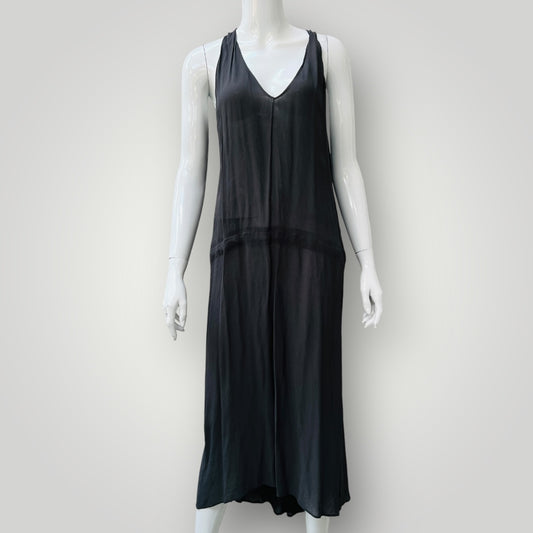 REPERTOIRE / racer back dress / s / made in nz (3893493608855106144)