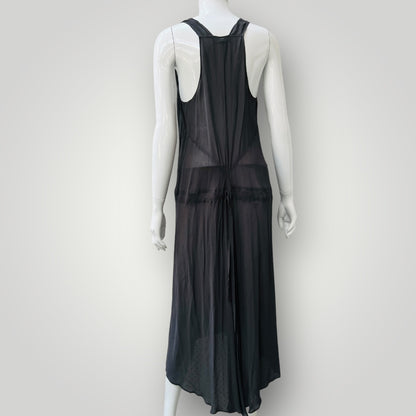 REPERTOIRE / racer back dress / s / made in nz (3893493610315655924)