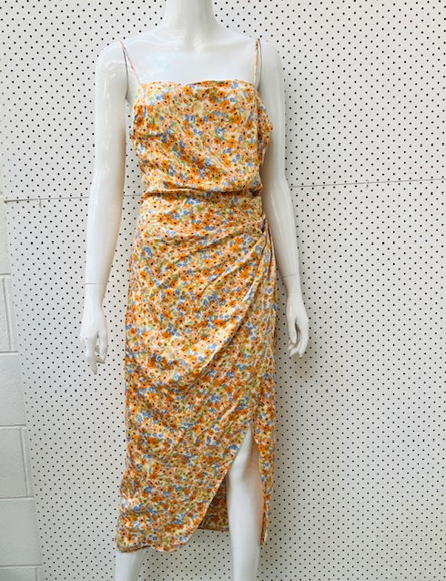 BEC + BRIDGE / 'heidi' silk floral midi dress / 10 (3893494166310194521)