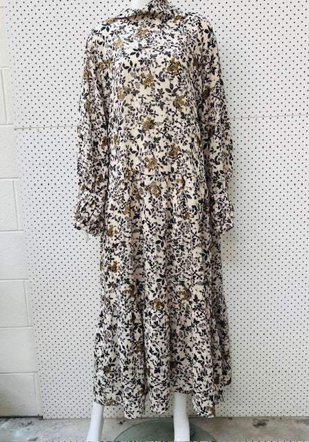 SIREN / floral maxi dress / 18 (3893494700882093659)