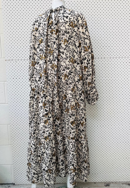 SIREN / floral maxi dress / 18 (3893494715312602424)