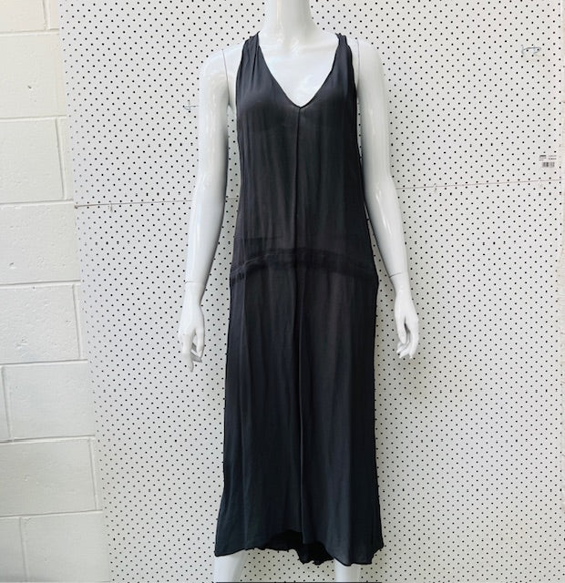 REPERTOIRE / racer back dress / s / made in nz (3893572338526129303)