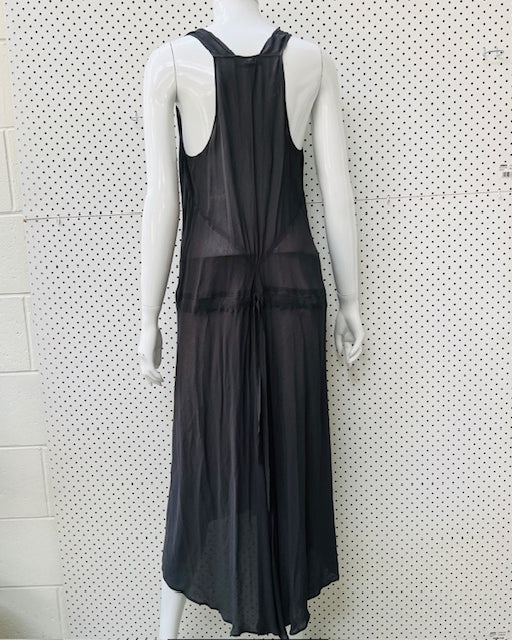 REPERTOIRE / racer back dress / s / made in nz (3893572352615442924)