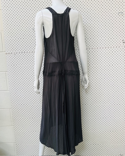 REPERTOIRE / racer back dress / s / made in nz (3893572352615442924)