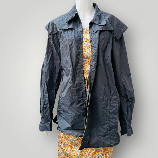 1960s nz vintage / ALEXTO / waxed cotton anorak / made in nz / s/m (3893577282960732649)