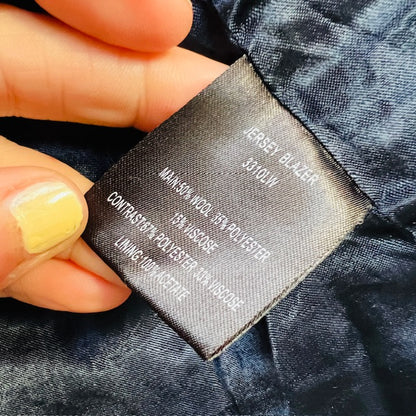 VERGE / 'jersey blazer' in grey wool / L (3893654477005571959)