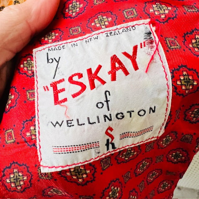 1960s nz vintage / ESKAY / robe / m / made in nz (3893654516300633386)