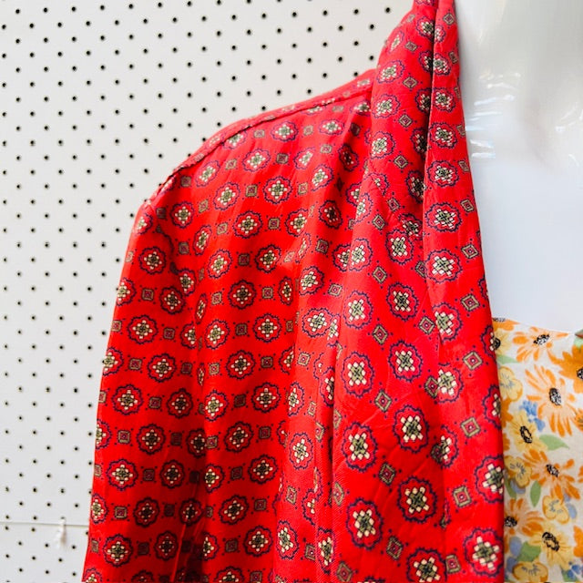 1960s nz vintage / ESKAY / robe / m / made in nz (3893654521105070827)
