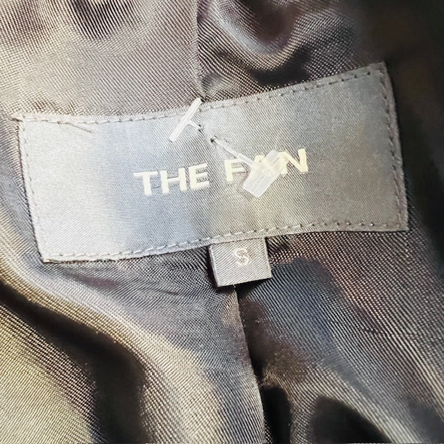 the fan / black leather jacket / s (3893654548375688058)