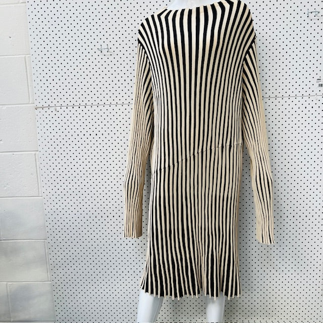TOPSHOP / knitted stripe dress / 3xl (3893694605896612743)
