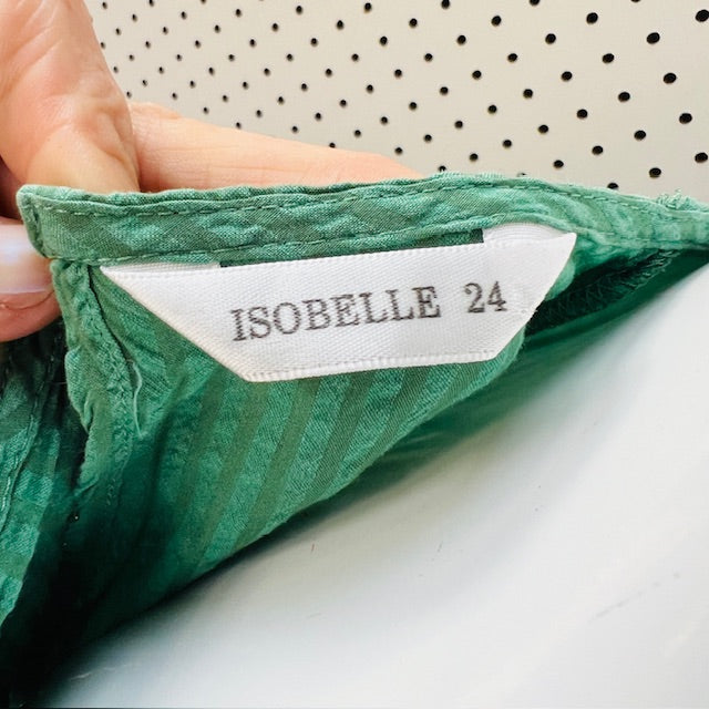 ISOBELLE / green maxi dress / 24 (3893694666777579188)
