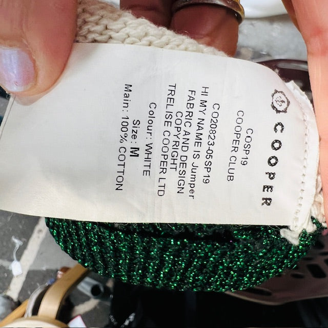 trelise cooper / 'hi my name is' jumper / m (3893694711265504571)