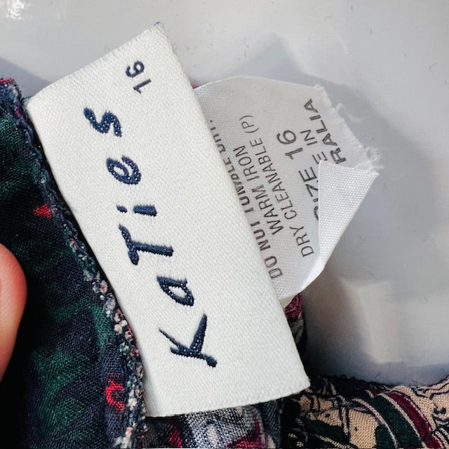 1990s vintage / KATIES / patterned skirt / made in australia / 16 (3893694725443567125)