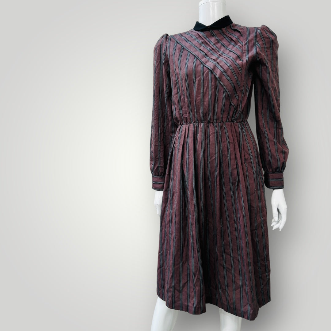 1980s nz vintage / DELTEX / dress / made in nz / s (3893695261752454917)
