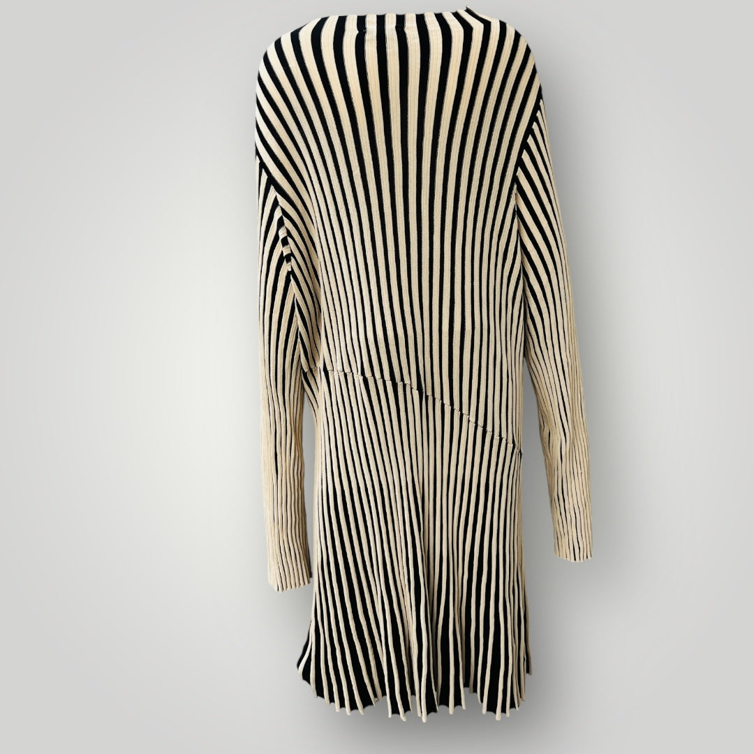 TOPSHOP / knitted stripe dress / 3xl (3893695278645504162)