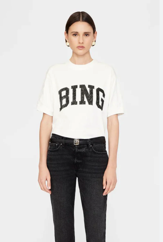 anine bing / logo tee / s (3893762230949730109)