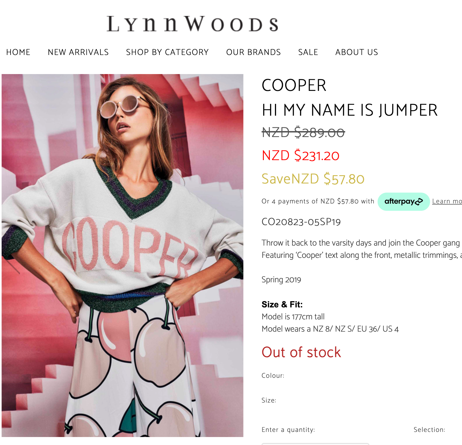 trelise cooper / 'hi my name is' jumper / m (3893763228887479911)