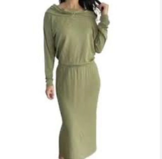 DKNY PURE / green dress / s (3893767607566609898)
