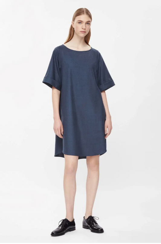 COS / cos kimono sleeve wool dress / s (3893831623283860850)