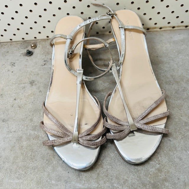 JO MERCER / silver heels / 8 (3894108132307710223)