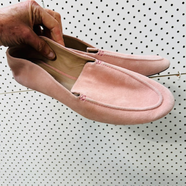 COUNTRY ROAD / pink 'katie' suede leather loafers / 39 (3894108222424808653)