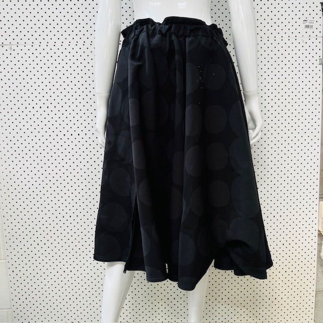 LILY / full skirt with large embossed circles / L (3894108259096518554)