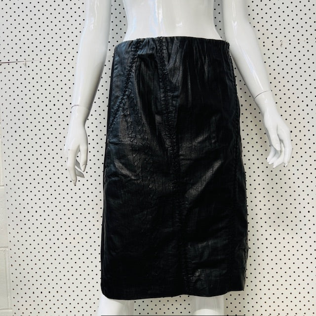 VERGE / leather front skirt / 14 (3894108309522919342)