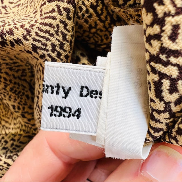 1990s nz vintage / MARILYN SAINTY / wrap skirt / 10 / made in nz (3894108340709778343)