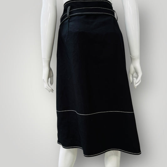 CITY CHIC /  a line skirt with white stitching / 16 (3894272283403391866)