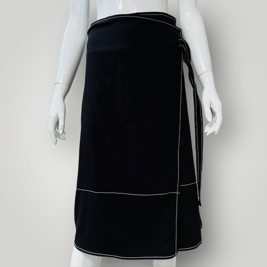 CITY CHIC /  a line skirt with white stitching / 16 (3894272285376771690)