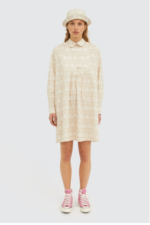 WOOD WOOD / janica dress in white / 40 / new with tags (3894352936127159815)