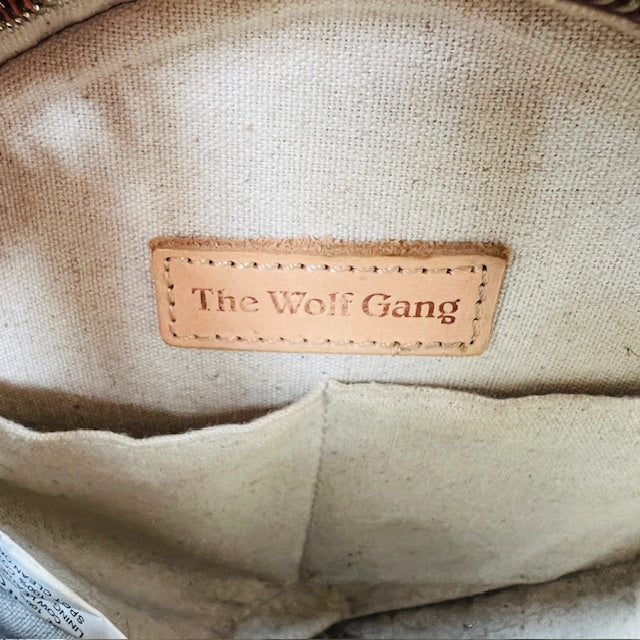 THE WOLF GANG / sol circle cross body bag in brown (3894431908911835479)