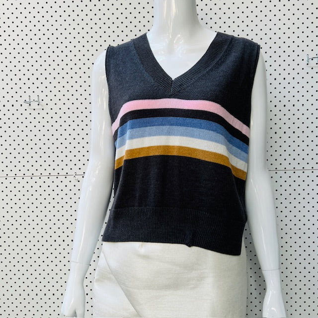 LD+CO melbourne / striped vest / s (3894552718046466139)