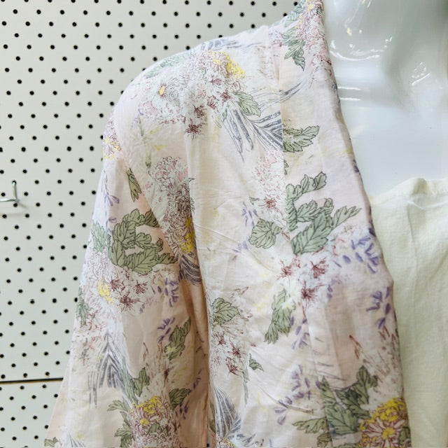 PAPINELLE / 'LAYLA' midi robe in silk / L / $185rrp (3894552772246041831)
