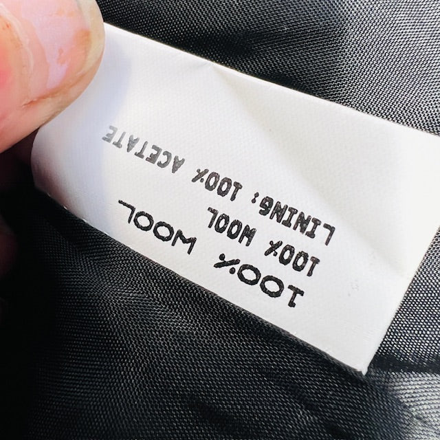 KINGAN JONES / 100% wool coat / 14 / made in nz (3894552776406392530)