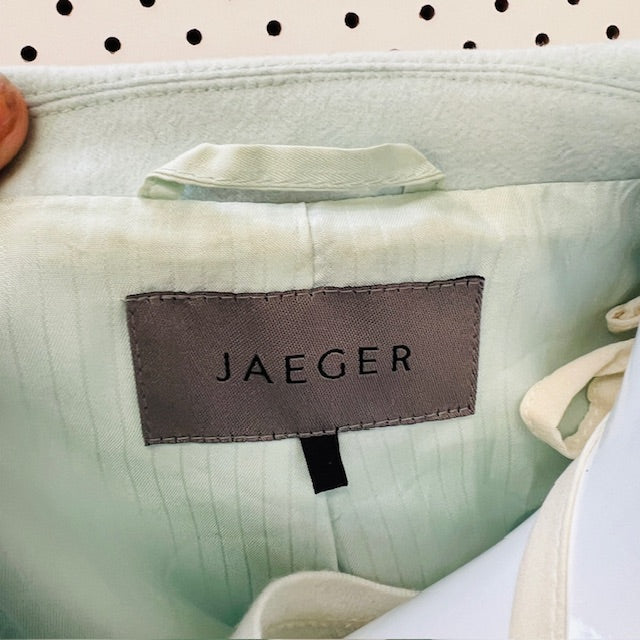 vintage / JAEGER / peppermint green wool blazer / 16 (3894552796856627568)