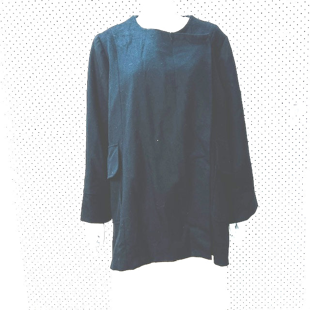KINGAN JONES / 100% wool coat / 14 / made in nz (3894706870182200566)