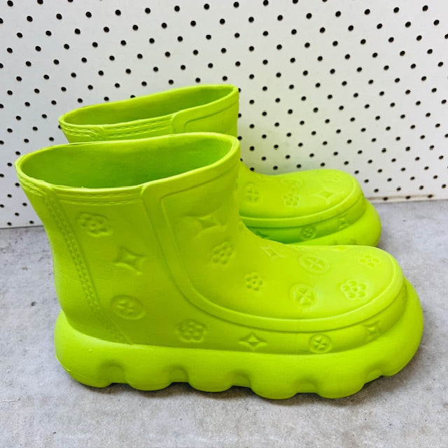 croc - like boots with LV patterning / 38/39 (3894777331541859175)