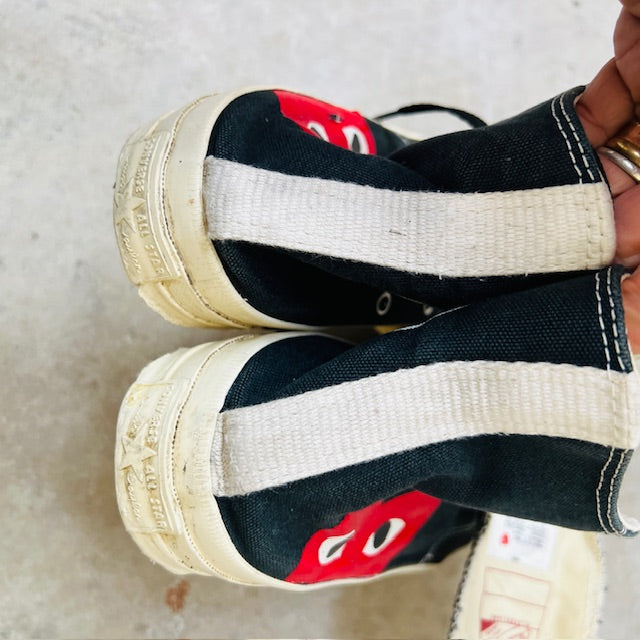 COMME DES GARCONS PLAY x CONVERSE / high tops / 37.5 (3894777363679647391)