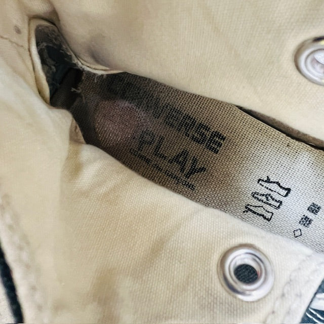 COMME DES GARCONS PLAY x CONVERSE / high tops / 37.5 (3894777374927276737)