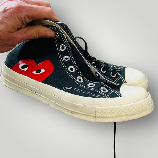 COMME DES GARCONS PLAY x CONVERSE / high tops / 37.5 (3894777661096123447)