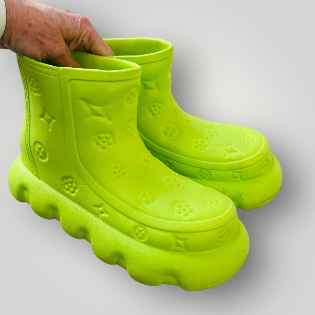 croc - like boots with LV patterning / 38/39 (3894777668946594243)