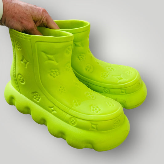 croc - like boots with LV patterning / 38/39 (3894777668946594243)