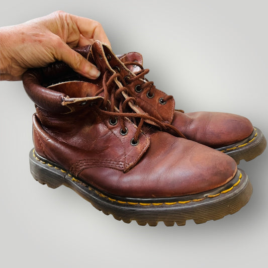 1990s vintage / dr martens brown 939 boots / made in england / 39 (3894777672999097556)