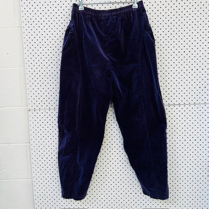 1980s vintage / purple velvet balloon pants / s (3894814929645072063)