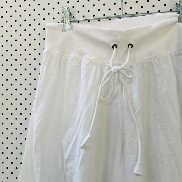 BOOM SHANKAR / 'guru' parachute pants in white / 12 (3894814954298685667)