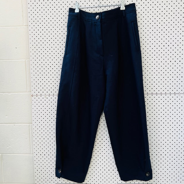 ZARA / balloon leg pants in blue / L (3894814974756622297)