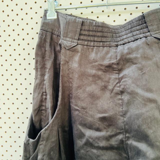 AJE / high waisted linen pants in black / s (3894814979415134516)