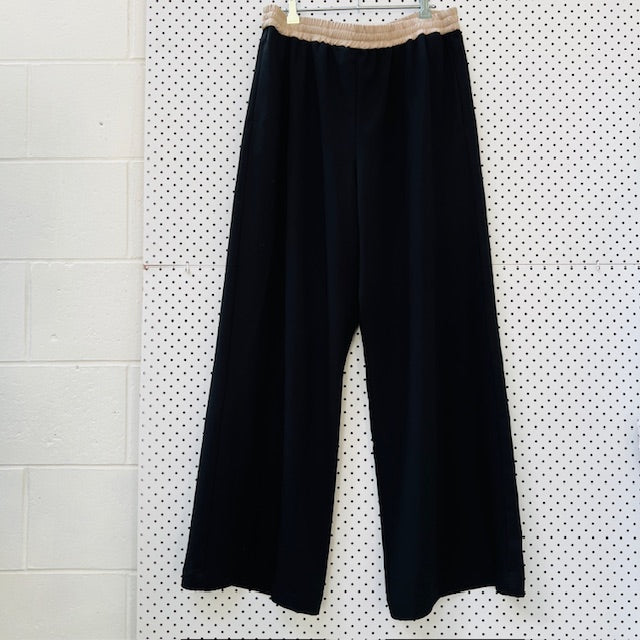MOOCHI / coached contrast wide legged pant / 14 (3894815032686843517)