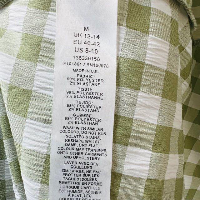MISS SELFRIDGE / sae gingham maxi skirt / 12-14 (3894815053596193235)
